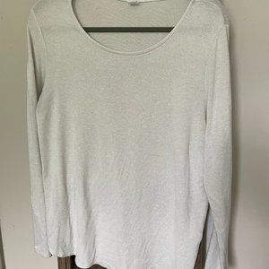 Cream Long Sleeve Shirt Old Navy